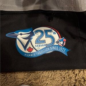 Toronto Blue Jays 25th Season Black Bag with strap